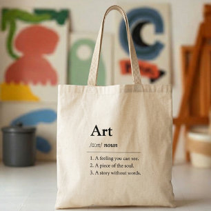 Sac fourre-tout avec définition d'art personnalisé