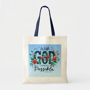 Sac Fourre-Tout Avec Dieu Tout Est Possible