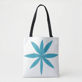 Sac fourre-tout avec étoile Turquoise
