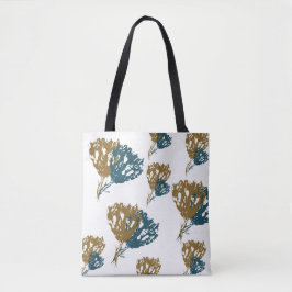 Sac fourre-tout avec Fleurs Abstraites, Moyen