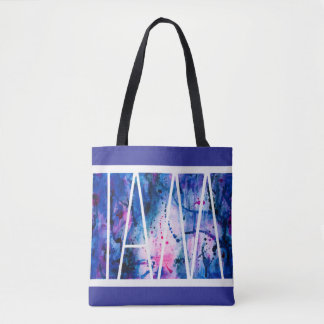Sac fourre-tout avec message "JE SUIS"