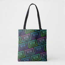 Sac fourre-tout Avec Motif Cassette Multicolor Neo