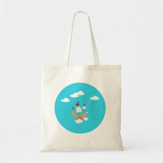 Sac fourre-tout avec Motif de bateau, Mer Bleue, P