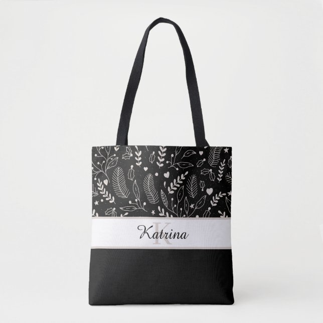 Sac fourre-tout avec nom personnalisé (Devant)