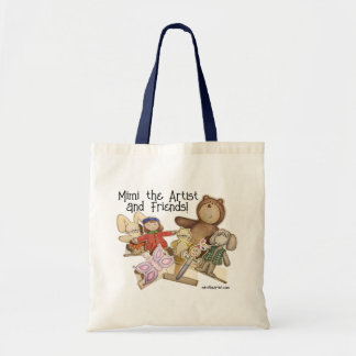 Sac fourre-tout avec personnages du livre d’art po