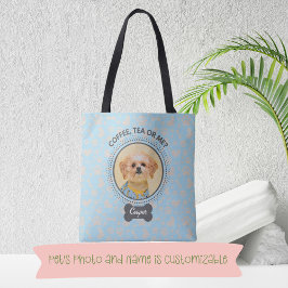 Sac fourre-tout avec Portrait et Nom d'animal de c