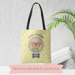 Sac fourre-tout avec Portrait et Nom d'animal de c