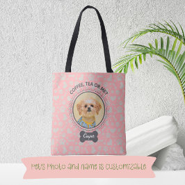 Sac fourre-tout avec Portrait et Nom d'animal de c