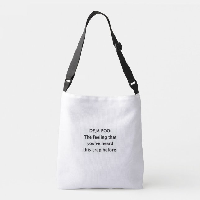Sac fourre-tout avec un message (Dos)