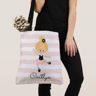 Sac fourre-tout Ballerina Rose Personnalisé Cheve