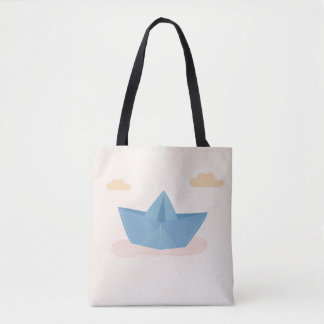 Sac fourre-tout bateau en papier – Design minimali
