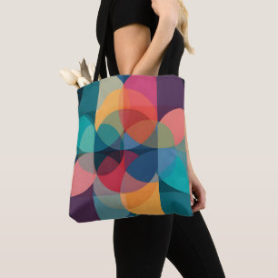 Sac fourre-tout Bauhaus Venn géométrique abstrait
