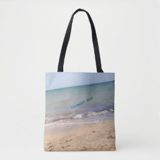 Sac fourre-tout Beach Vibes - "It's Beach Time" & 
