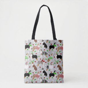 Sac fourre-tout berger australien de Noël
