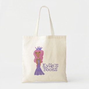 Sac fourre-tout bibliothèque rose violet pour enfa