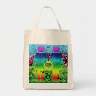 Sac fourre-tout biologique, Amour Grunge Arc-en-ci