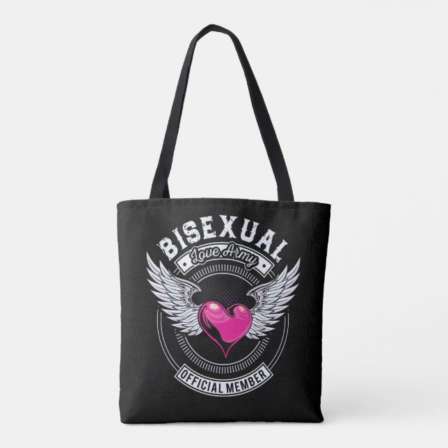 Sac fourre-tout bisexuel à armée d'amour (Dos)