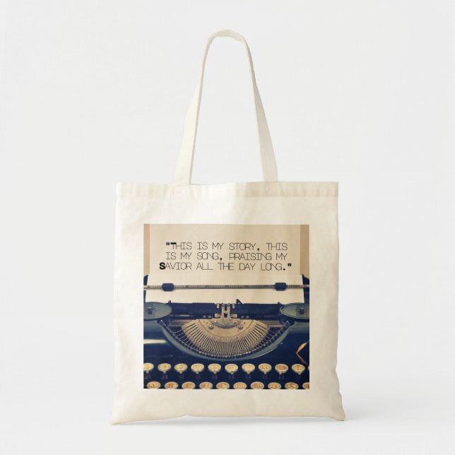 sac fourre-tout "Blessed Assurance" - Christian Hy (Devant)