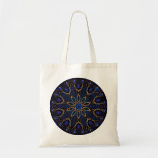 Sac fourre-tout bleu à kaléidoscope de bijou