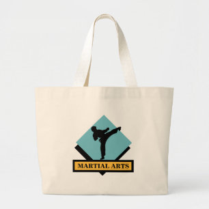 Sac fourre-tout bleu à mâle d'arts martiaux de