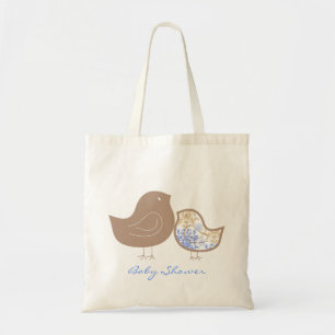 Sac fourre-tout bleu doux à baby shower de garçon