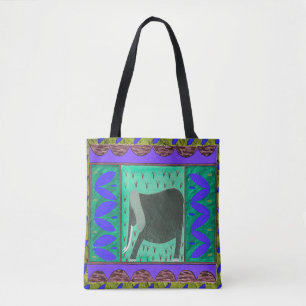 Sac fourre-tout bleu éléphant kenyan