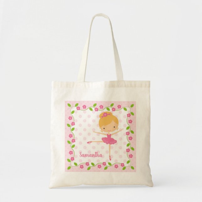 Sac fourre-tout Blonde Ballerina doux (Devant)