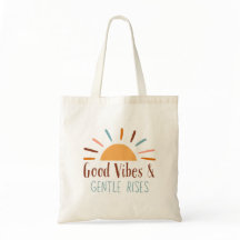 Sac fourre-tout Boho Good Vibes & Gentle Rises