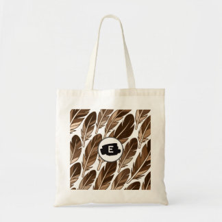 Sac fourre-tout Boho Monogramme personnalisé - Plu