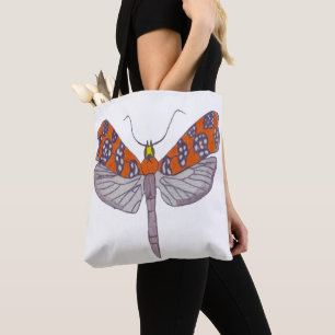 Sac fourre-tout - Bombyx de l'ailanthe (blanc)