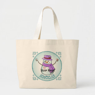 Sac fourre-tout Bonhomme de neige givré