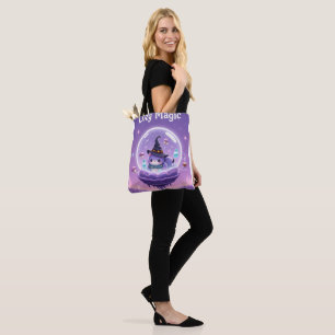 Sac fourre-tout boule à neige de sorcière kawaii v