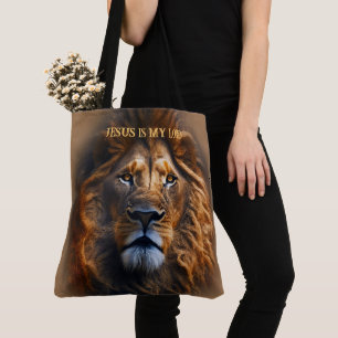 Sac fourre-tout Brown clair Jésus est mon Seigneur