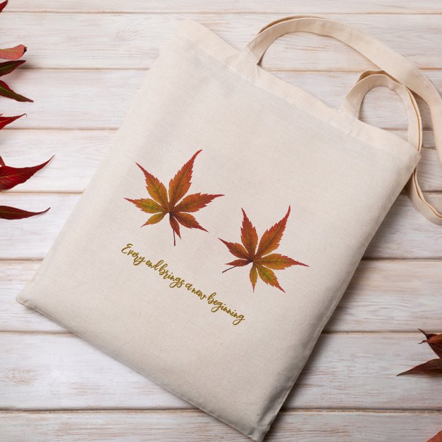 Sac fourre-tout Brown de feuilles d'automne (Brown autumn leaves Tote Bag
)