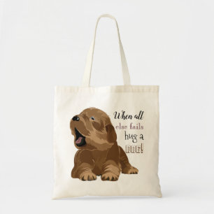 Sac fourre-tout budgétaire "Accrochez un chien"