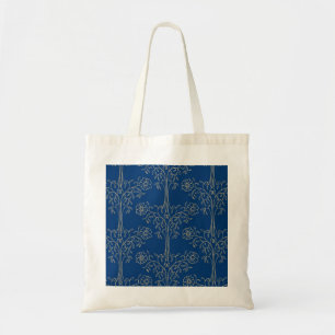 Sac fourre-tout budgétaire, bleu foncé, Motif à ef