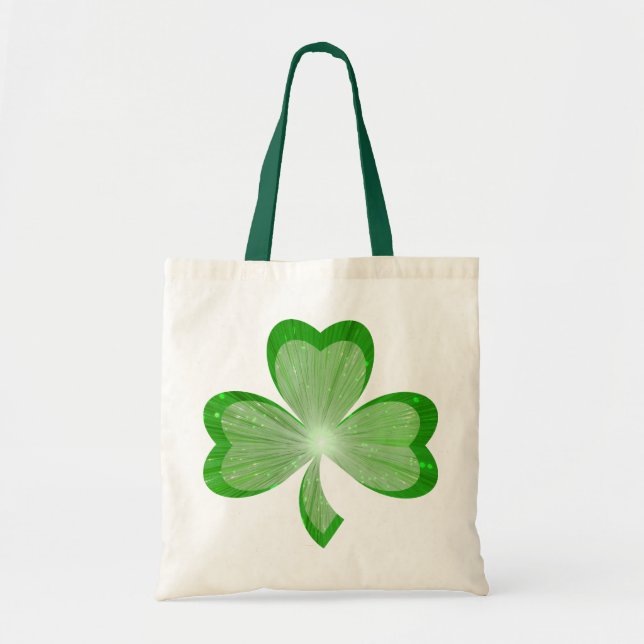 sac fourre-tout budgétaire shamrock (Devant)