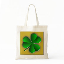 Sac fourre-tout budgétaire Shamrock Jour de la Sai