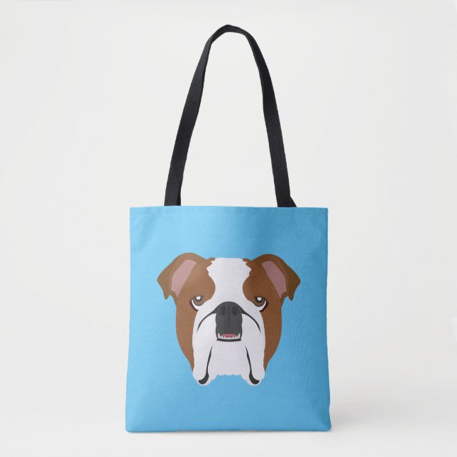 Sac fourre-tout Bulldog anglais (Devant)