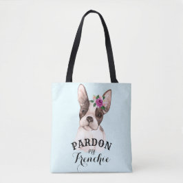 Sac fourre-tout Bulldog Français - Bleu