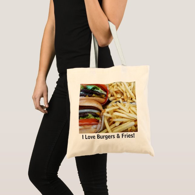 Sac fourre-tout Burgers n Fries (Devant (produit))