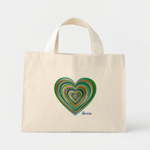 Sac fourre-tout cardiaque multicolore