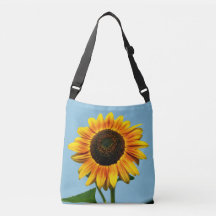 Sac fourre-tout carrosserie avec tournesol
