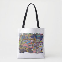 Sac fourre-tout Carte Dos Pueblos