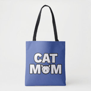 SAC FOURRE-TOUT CAT MOM (bleu)