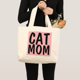 Sac fourre-tout CAT MOM, rose
