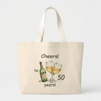 Sac fourre-tout Champagne année personnalisée et â