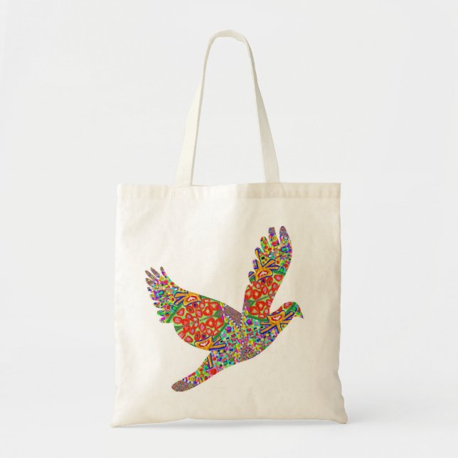 Sac fourre-tout CHANCEUX à oiseau d'ange (Devant)