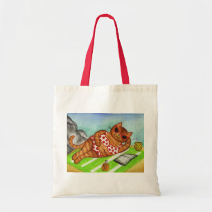 Sac fourre-tout chat de plage