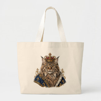 Sac fourre-tout chat Maine Coon royal chic